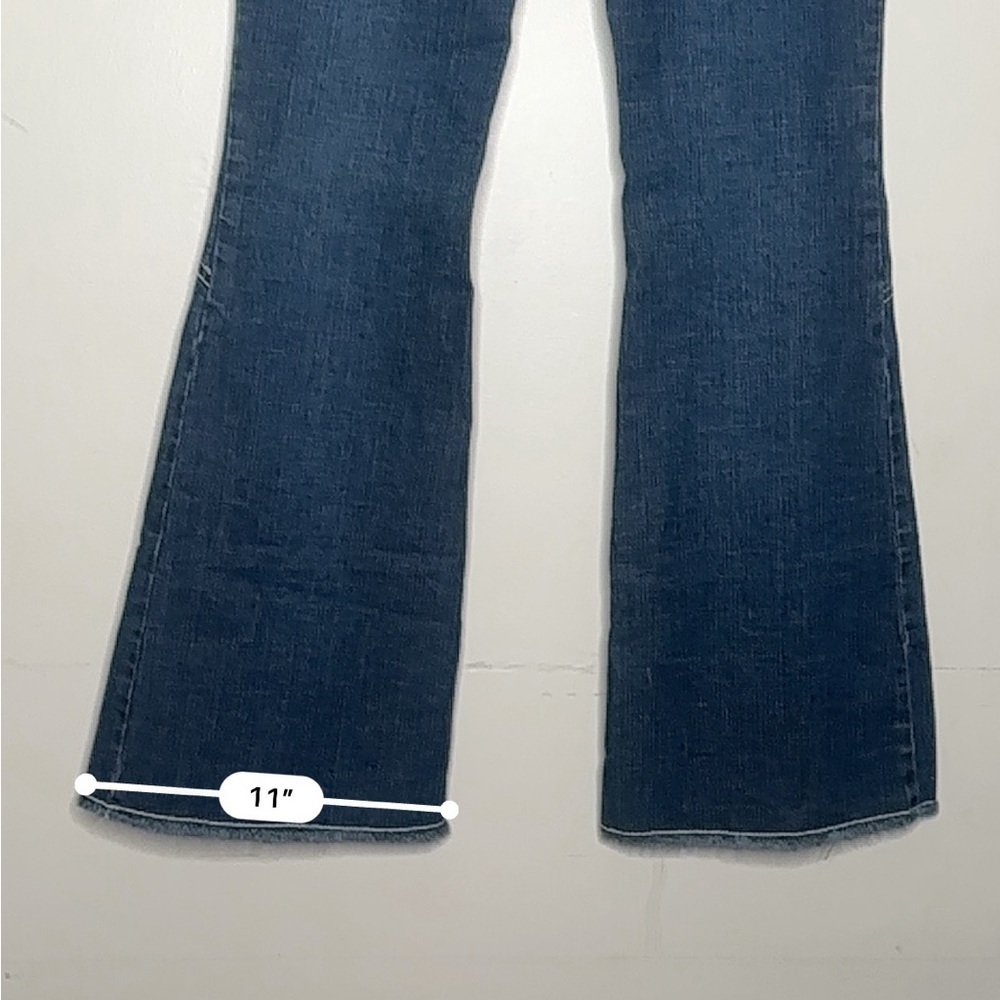 Vintage Y2K Gasoline Flare Jeans Dark Wash Size 13 - Picture 11 of 13